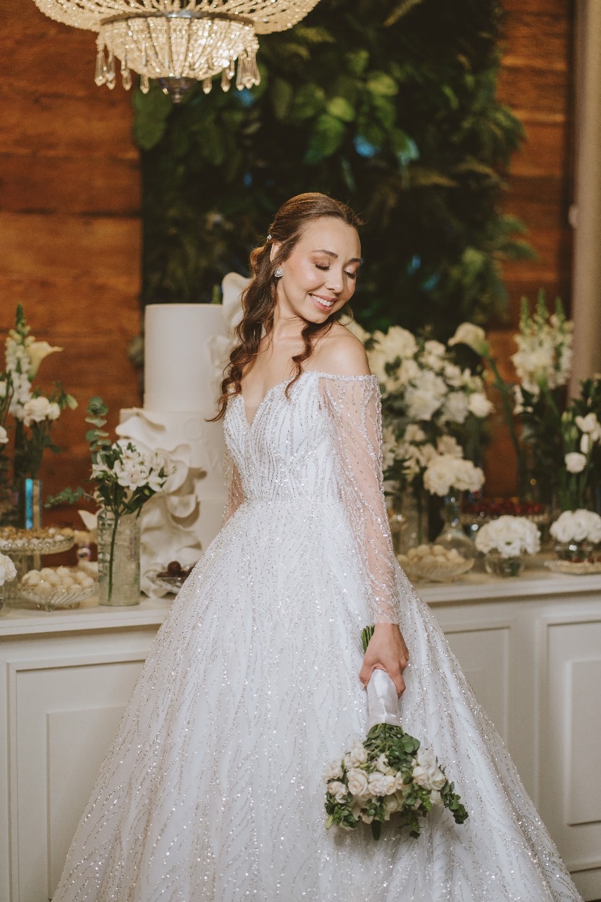 Cena do buffet em casamento Buffet Brandão