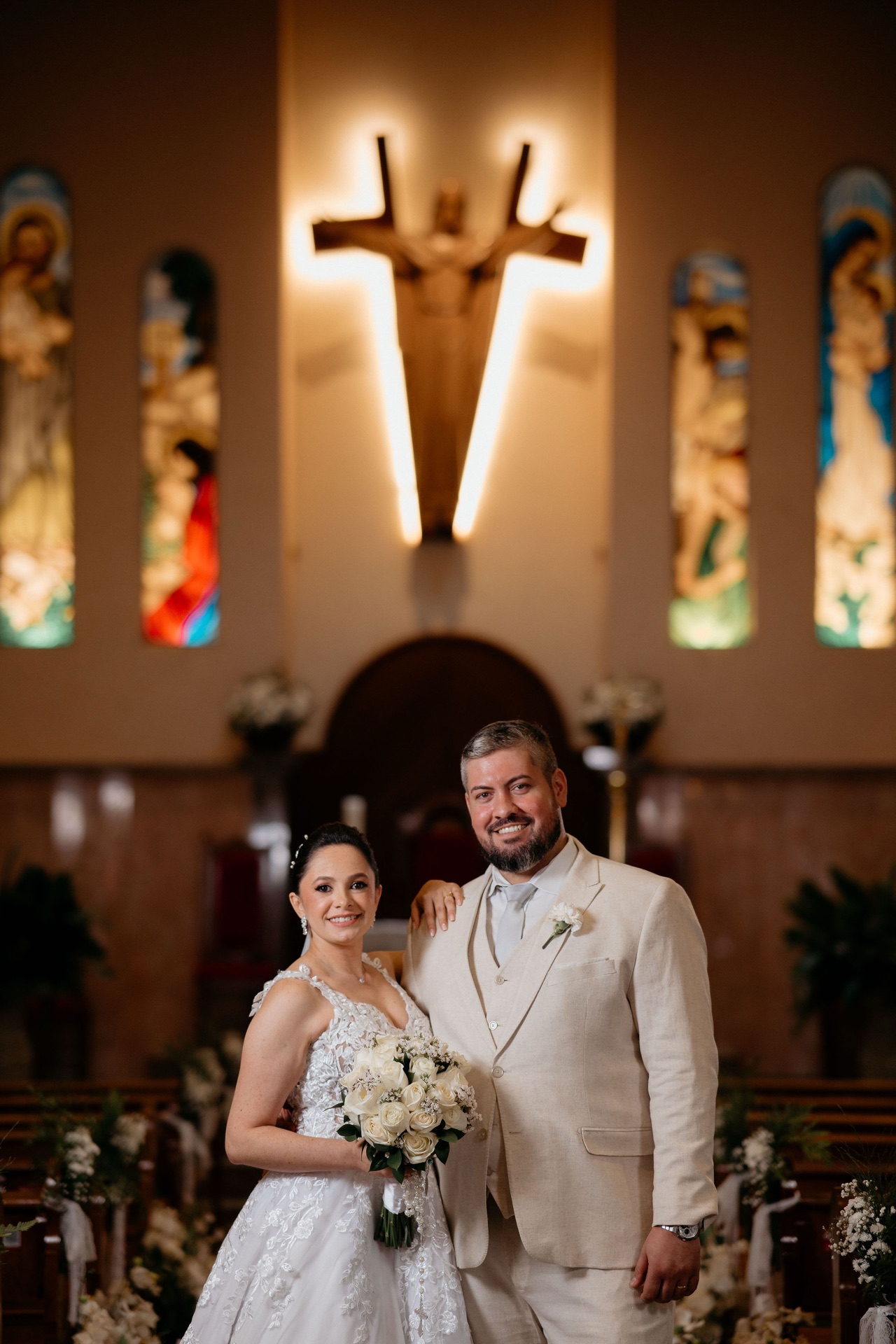 Cena do buffet em casamento Buffet Brandão